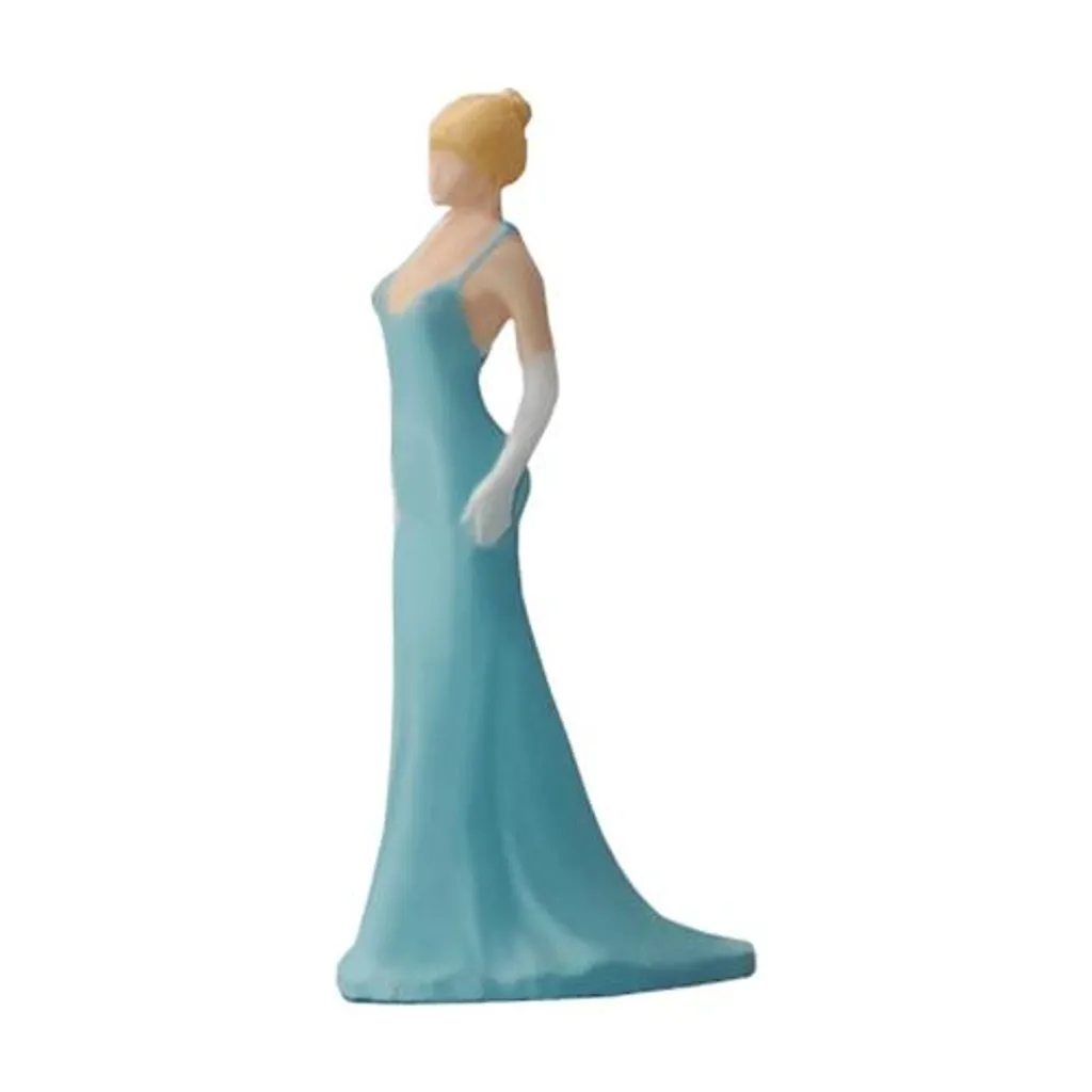 Abendkleid-Mädchen-Modell im Maßstab 1:64, Miniatur-Mädchen-Modell, Fotografie-Requisite, Sammlerstück, stimulierte realistische kleine Frauenfigur